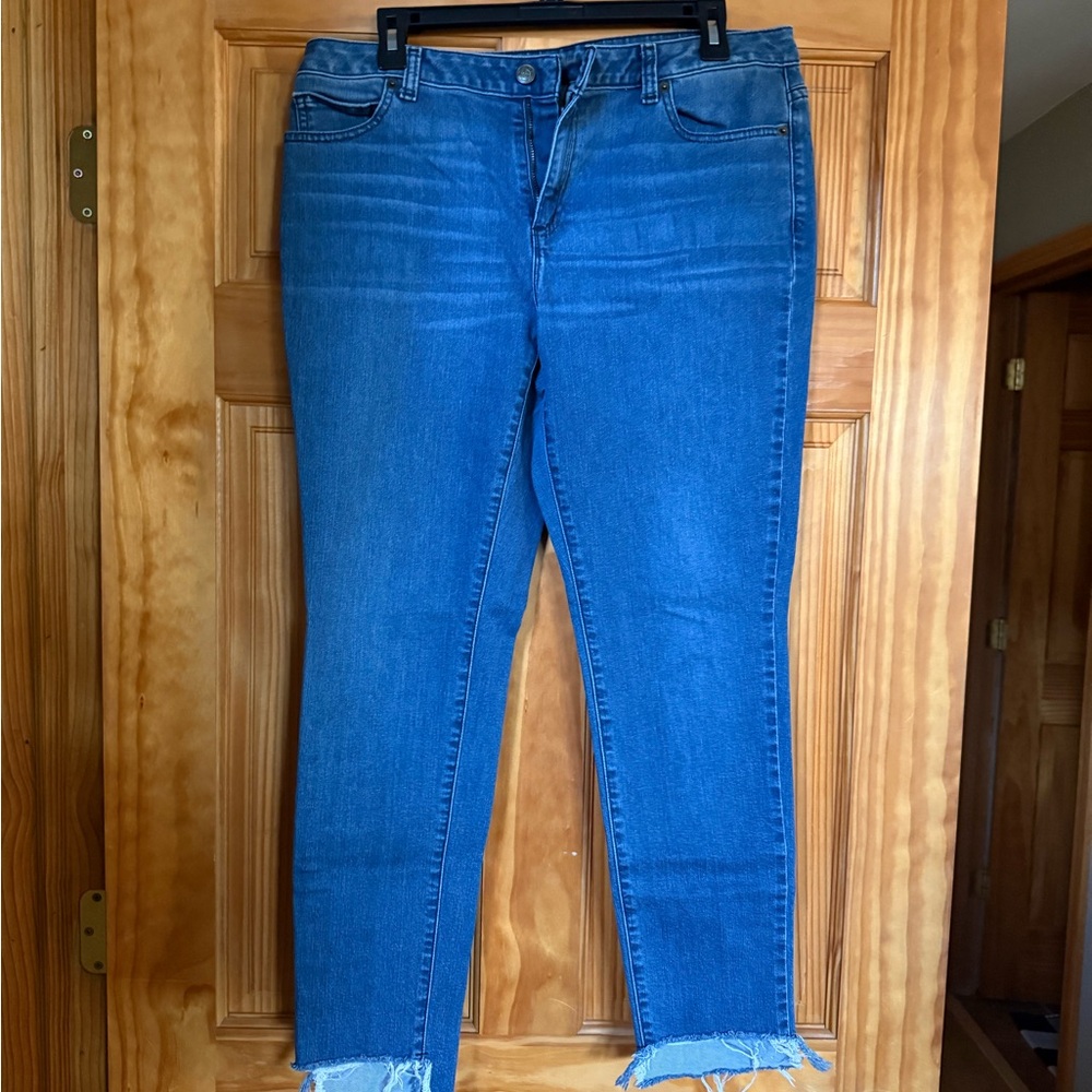 Michael Kors Blue Cropped Women's Jeans